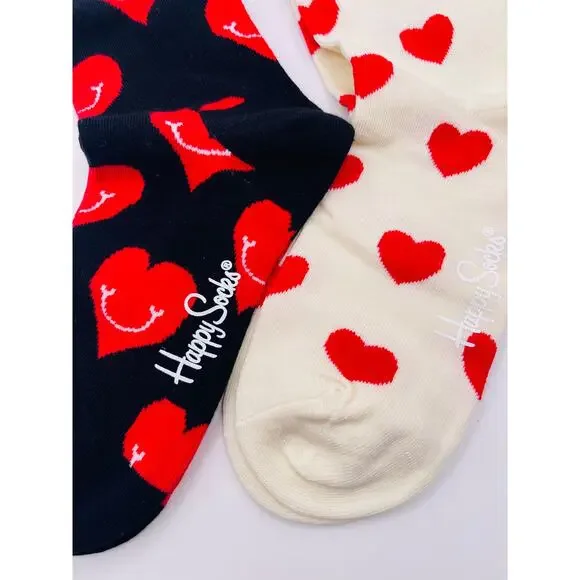 2 Pairs Happy Socks Size Medium Unisex NWT - Picture 2 of 4